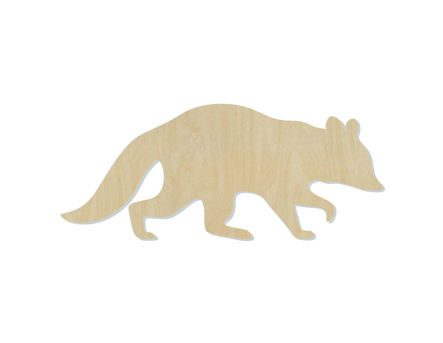 Raccoon wood shape wood cutouts animal cutouts DIY Paint kit #1904 - Multiple Sizes Available - Unfinished Wood Cutout Shapes