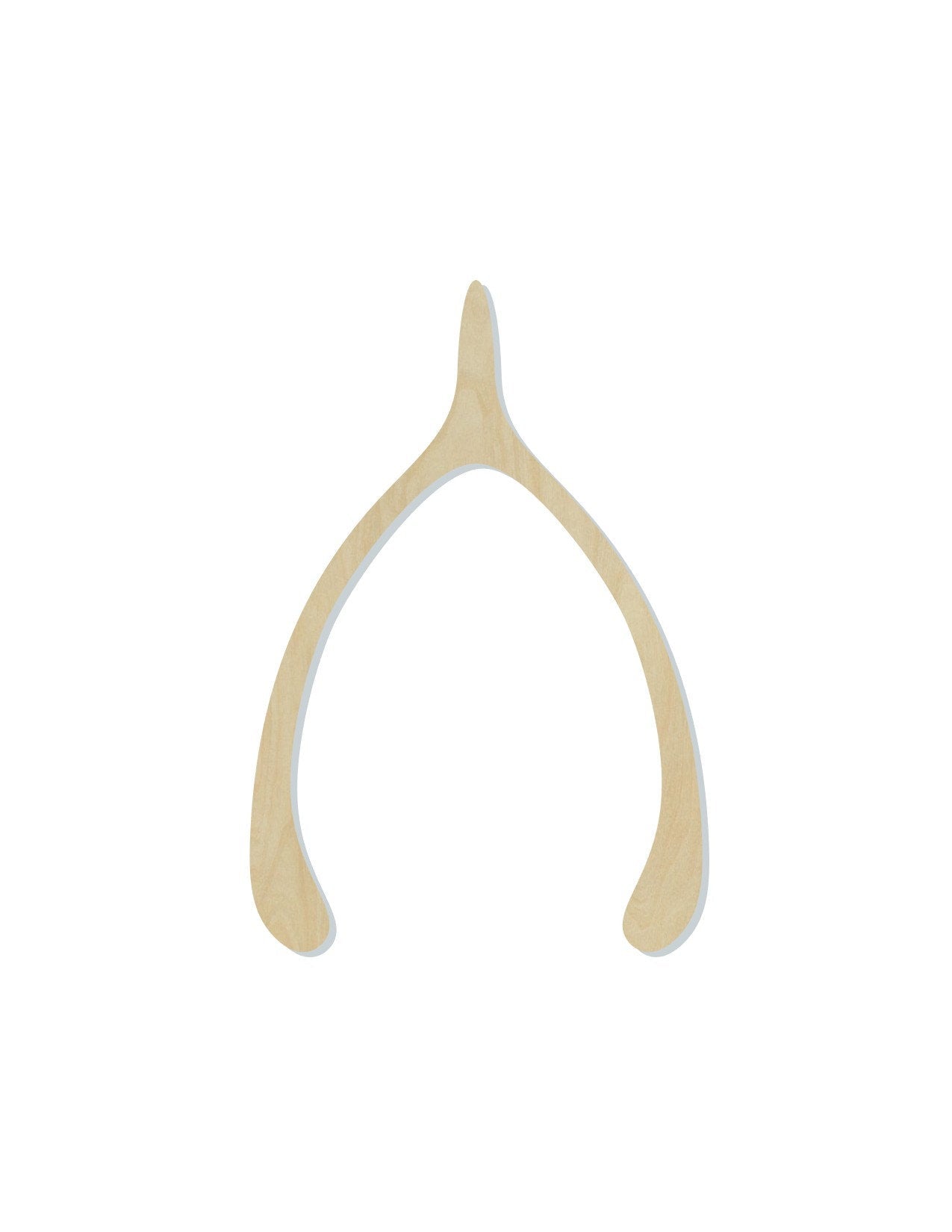 Wishbone Wood Cutouts Food Chicken Kitchen DIY Paint #2194 - Multiple Sizes Available - Unfinished wood Cutout Shapes