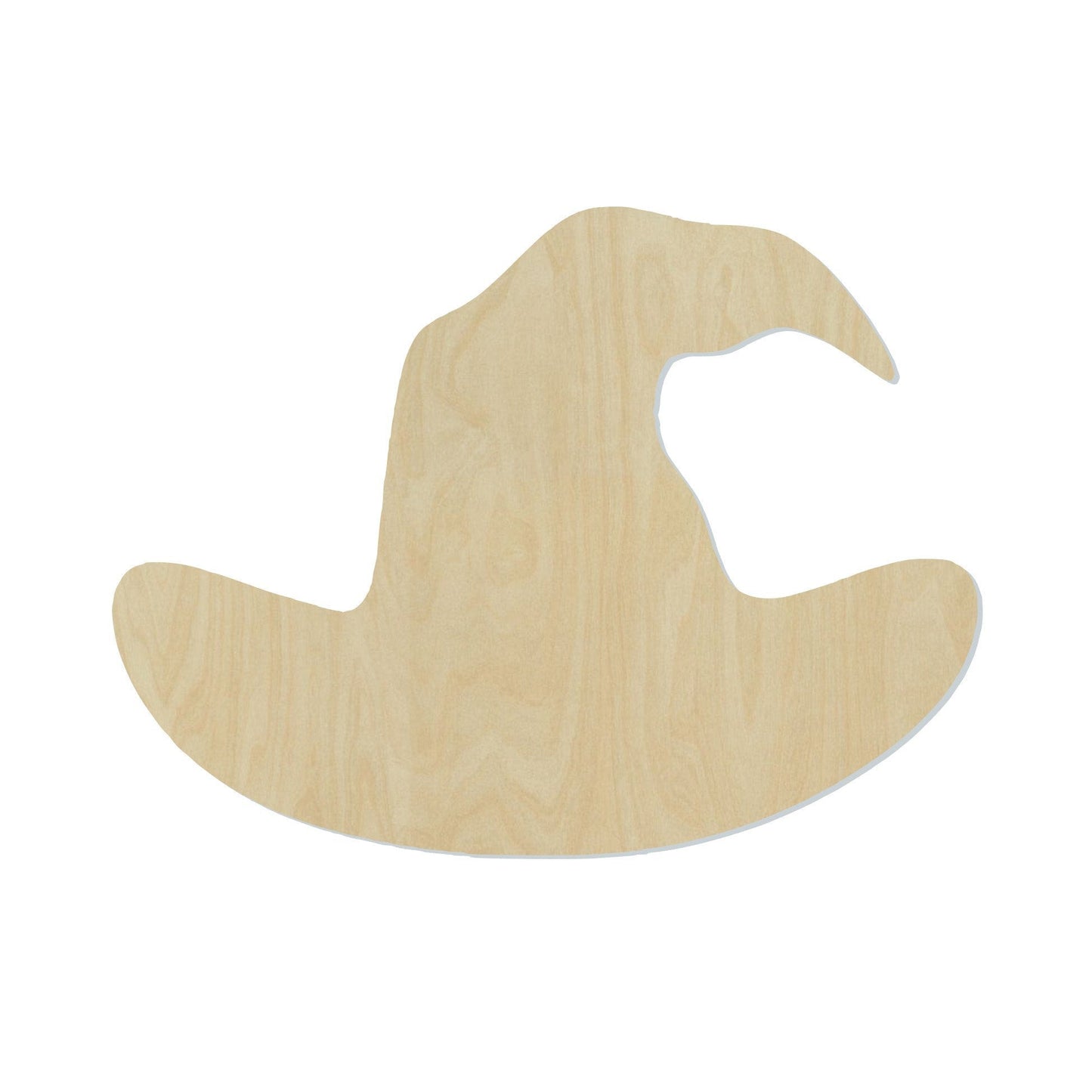 Witch Hat Wood Cutout #1032 - Multiple Sizes Available - Unfinished Wood Cutout Shapes