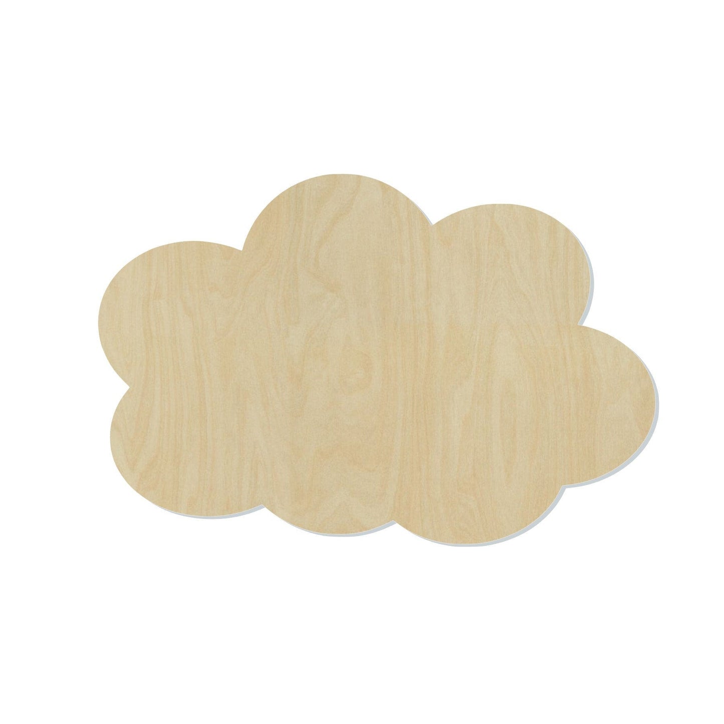 Fluffy Cloud Blank Cloud Cutout #1054 - Multiple Sizes Available - Unfinished Wood Cutout Shapes