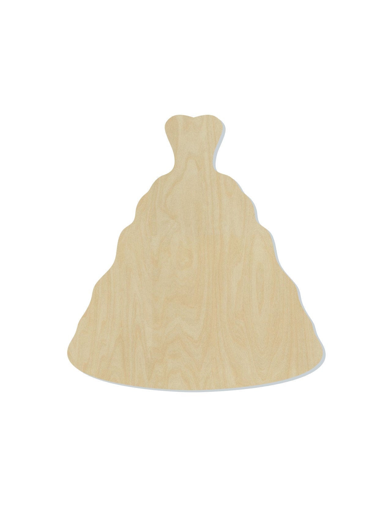 Wedding Dress Wood Cutouts DIY Paint Wedding Bridal Shower Brides Maid #2179 - Multiple Sizes Available - Unfinished wood Cutout Shapes