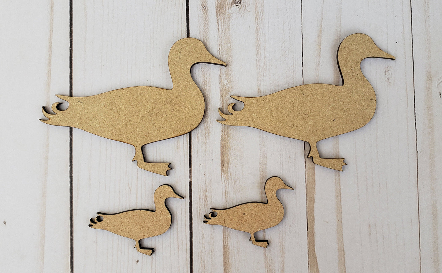 Mallard Duck wood cutouts wood shapes Animal cutouts DIY Paint kit #1716 - Multiple Sizes Available - Unfinished Wood Cutout Shapes