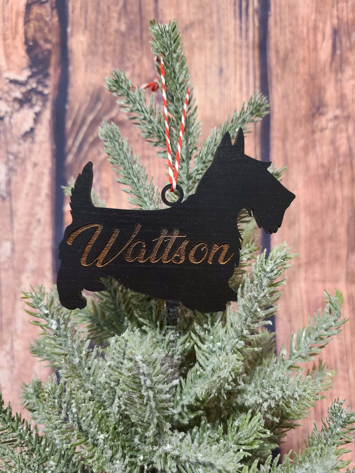 Scottie Ornament Wood Shape wood cutouts Scottish Terrier DIY paint kit #2438 - Multiple Sizes Available - Unfinished Wood Cutout Shapes