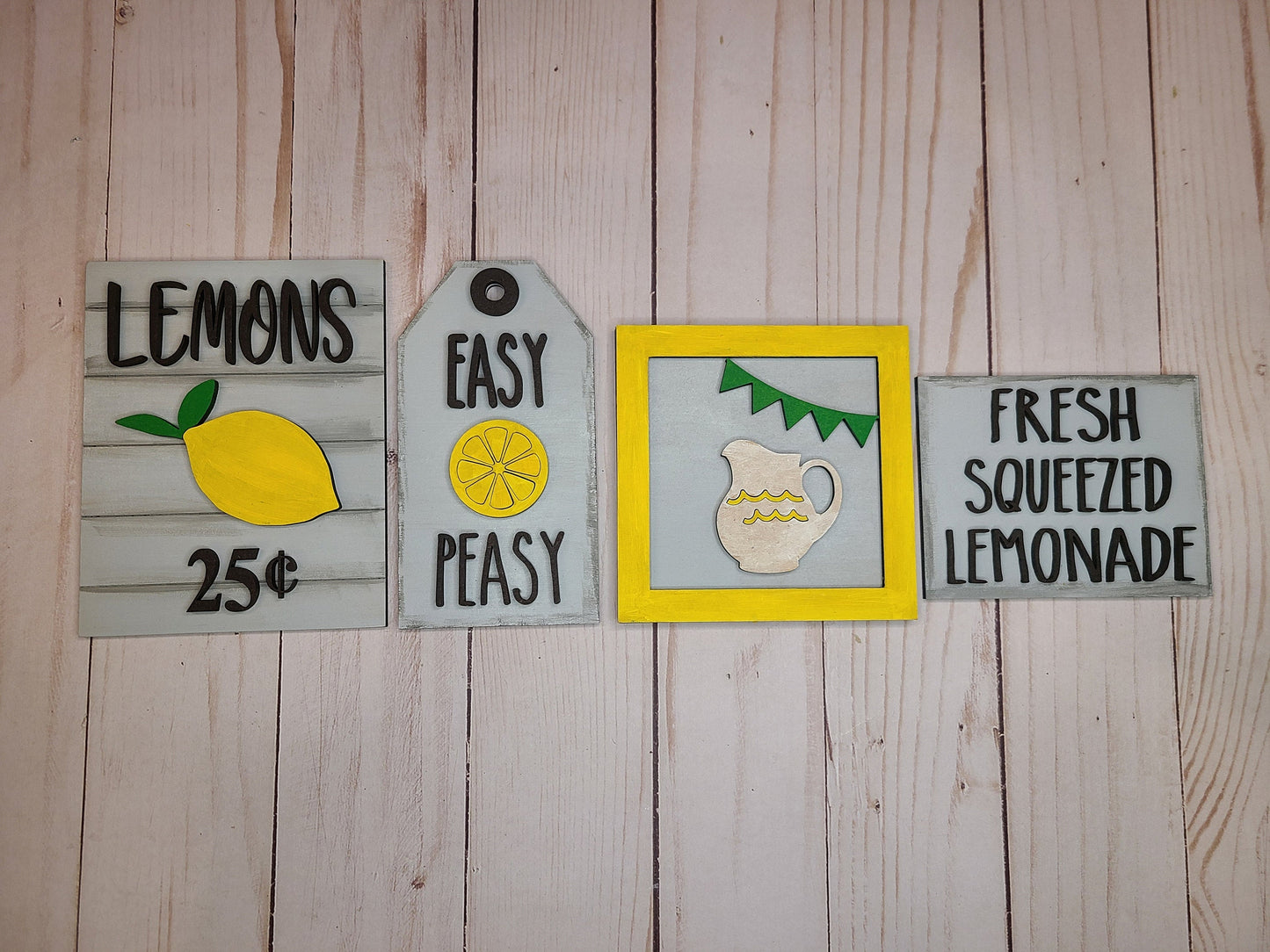 Lemon Pricing DIY Craft Kit #2539 - Multiple Sizes Available - Unfinished Wood Cutout Shapes