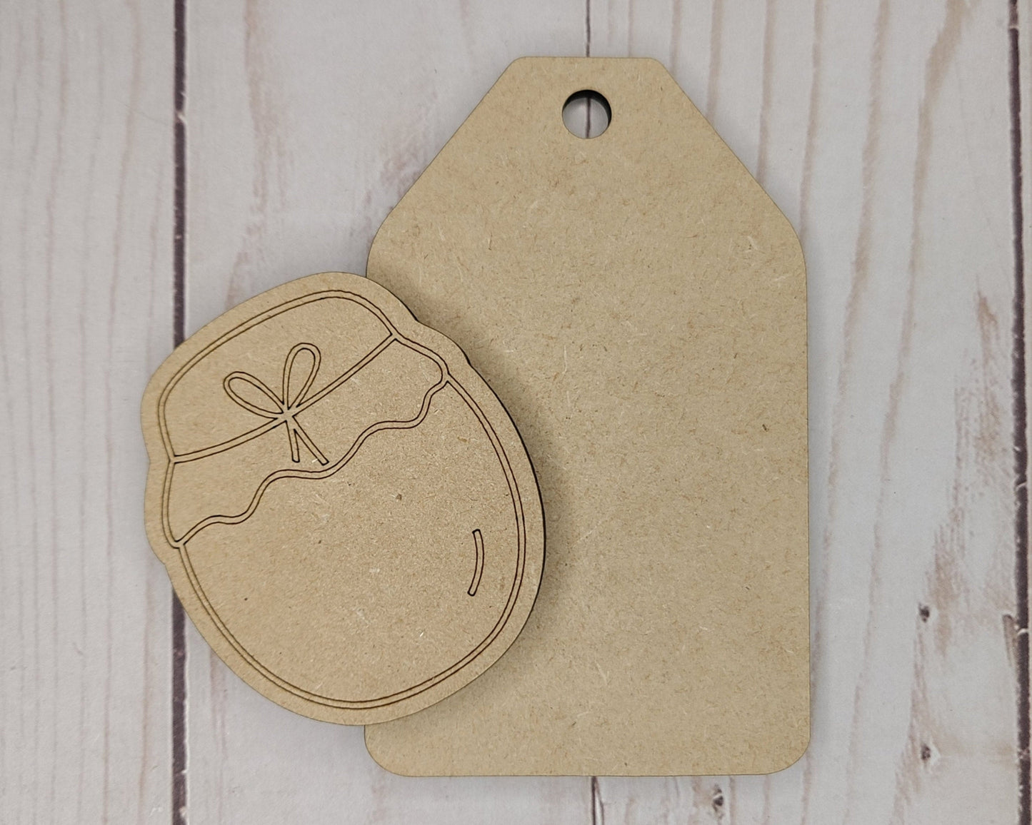 Jar of Honey Tag Craft Kit Bee Decor Honey Bee Craft Kit #2685 - Multiple Sizes Available - Unfinished Wood Cutout Frames