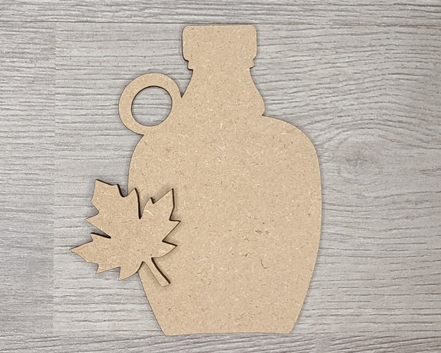 Canadian Maple Syrup Kit Canada Canadian Canada Craft Kit DIY Craft Kit #2942 - Multiple Sizes Available - Unfinished Wood Cutout Shapes