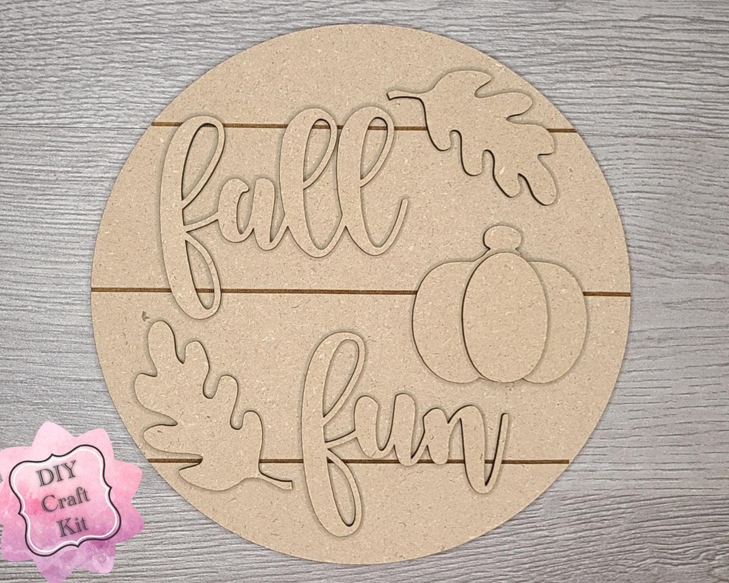Fall Fun Fall DIY Halloween Craft Kit DIY Craft Kit #2868 - Multiple Sizes Available - Unfinished Wood Cutout Shapes