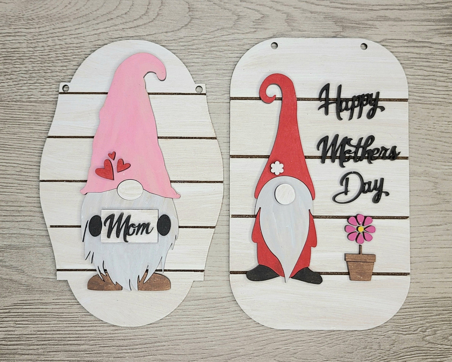 Mom Gnome Kit Craft Night Crafty Craft Kit #2518 - Multiple Sizes Available - Unfinished Wood Cutout Shapes