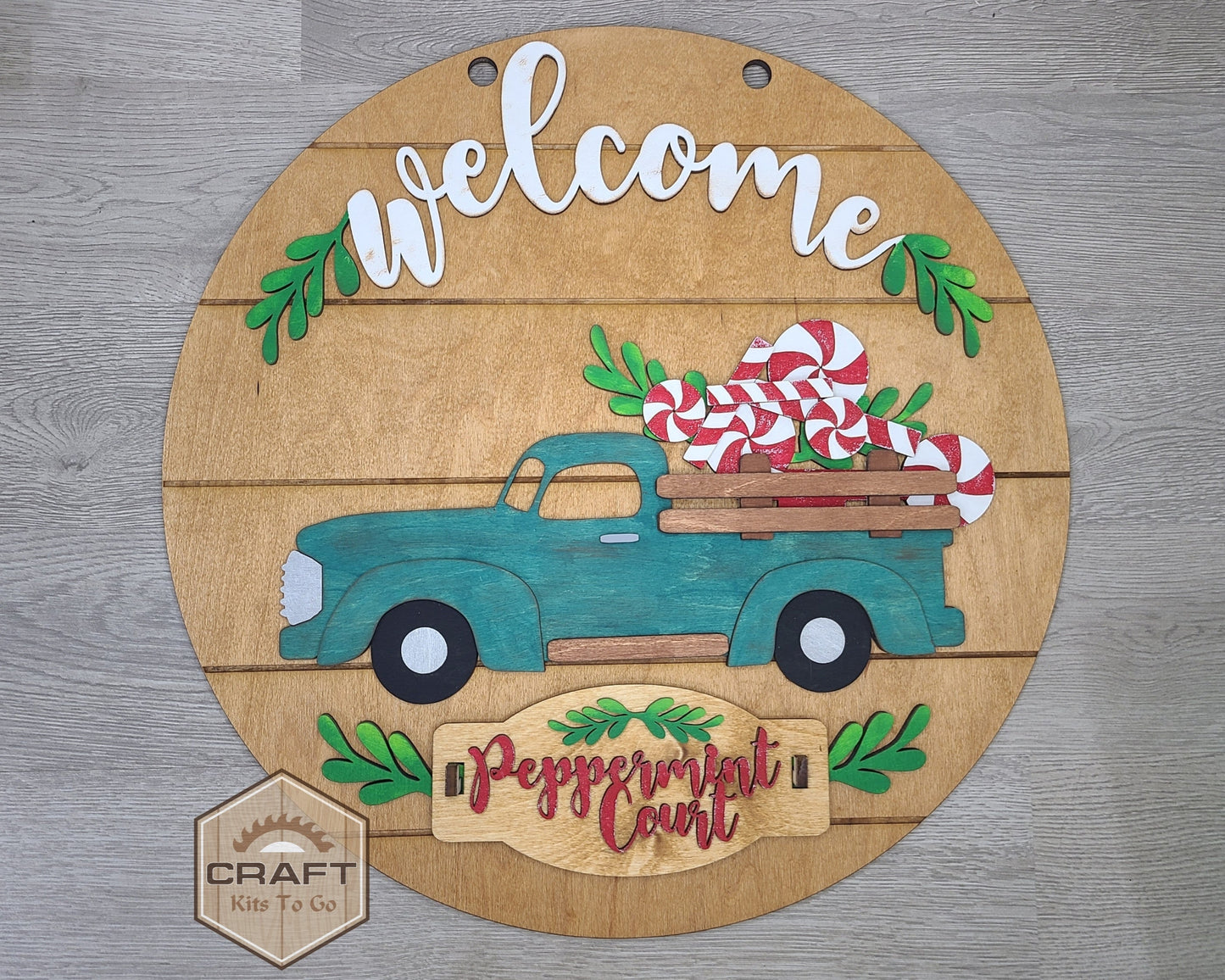 Interchangeable Truck | Christmas Peppermint Insert | #200004