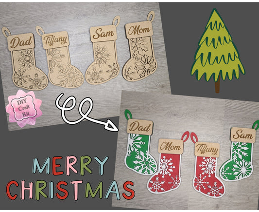 Stocking Name Tag | #3053