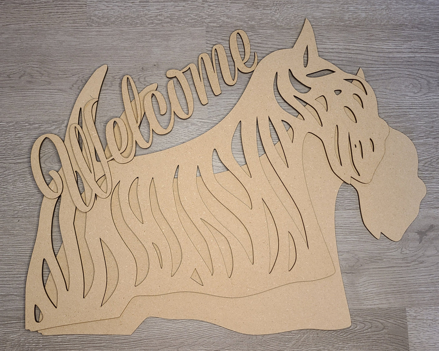 Scottie Dog Welcome Sign | #3158