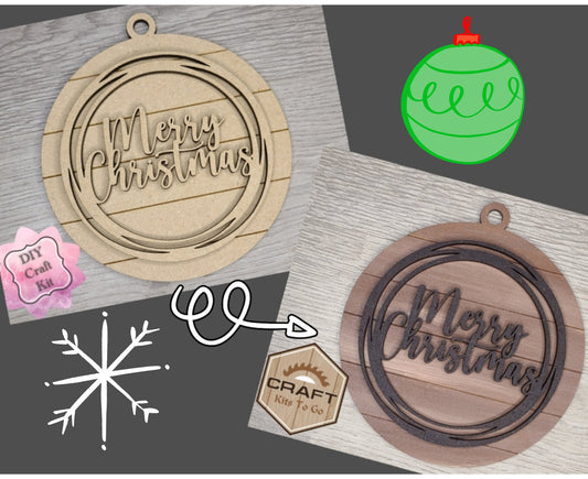 Merry Christmas Ornament | #3181
