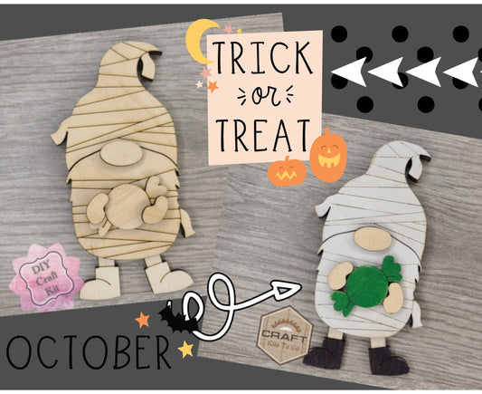 Mummy Halloween Gnome | #3351