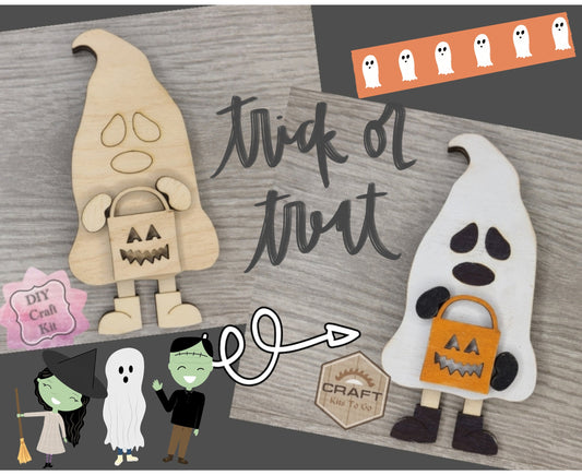 Ghost Halloween Gnome | #3344