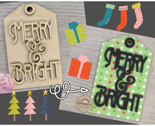 Merry & Bright Tag | #3523