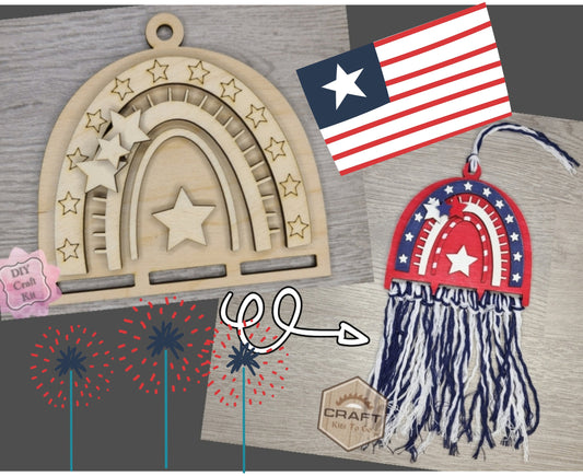 4th of July Macramé Kit | #3584