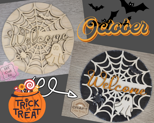 Halloween Welcome Sign | #3745