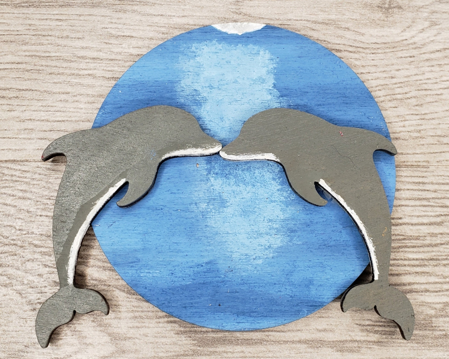 Dolphin cutout animal cutouts blank wood craft Sea animals ocean #1389 - Multiple Sizes Available - Unfinished Cutout Shapes