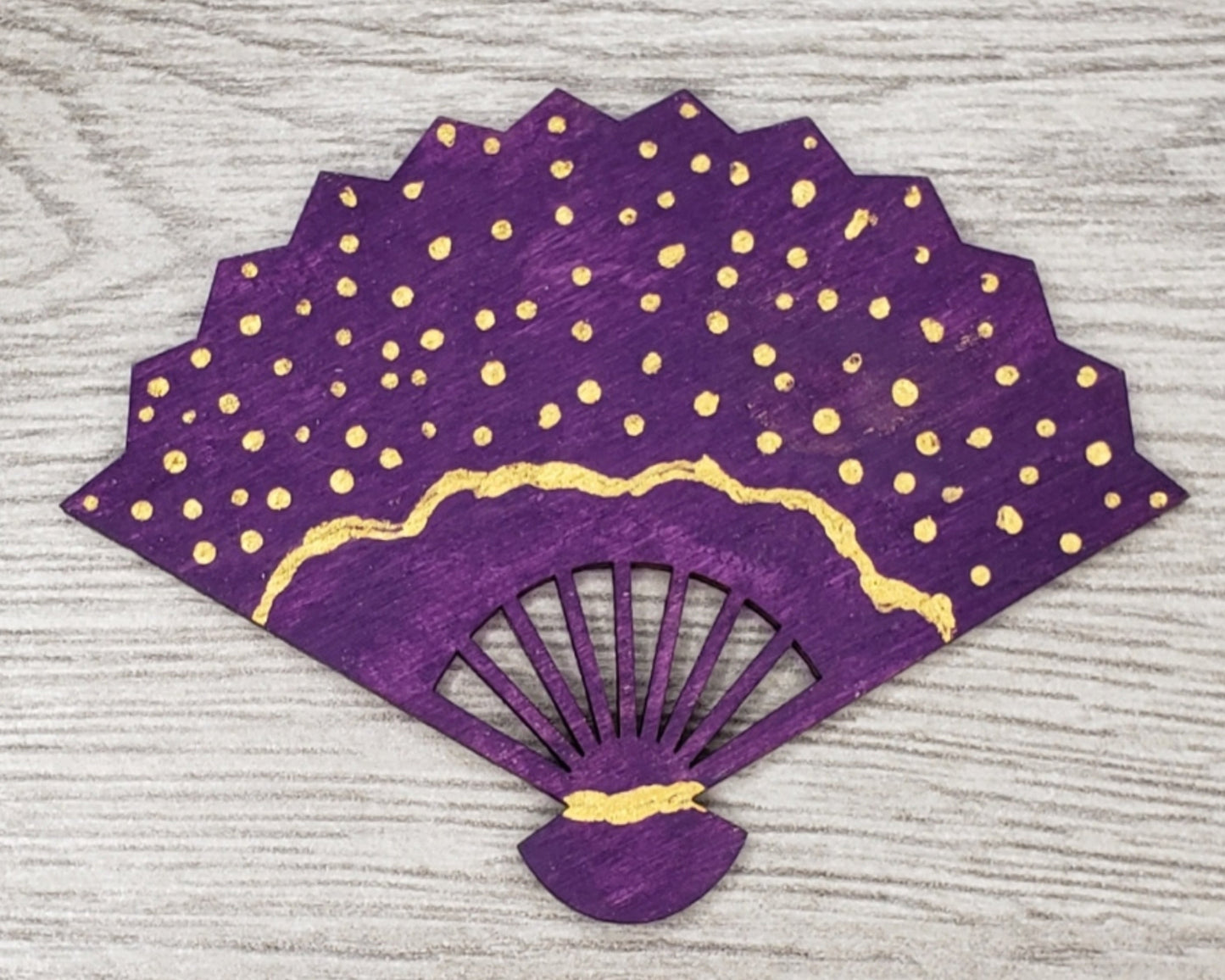 Fan Cutout Wood cutouts DIY Paint Kit Food cutouts #1454 - Multiple Sizes Available - Unfinished Cutout Shapes