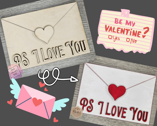PS I Love you Sign | #2526