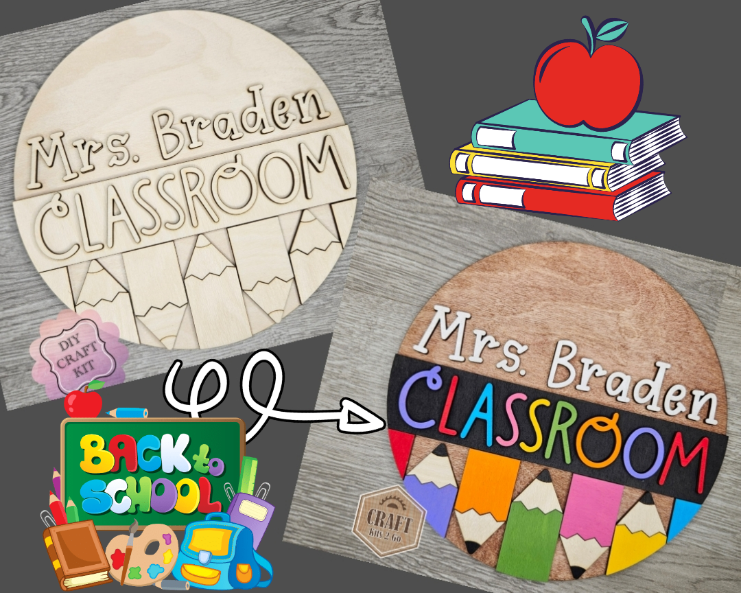 Personalized Classroom Sign | #4070