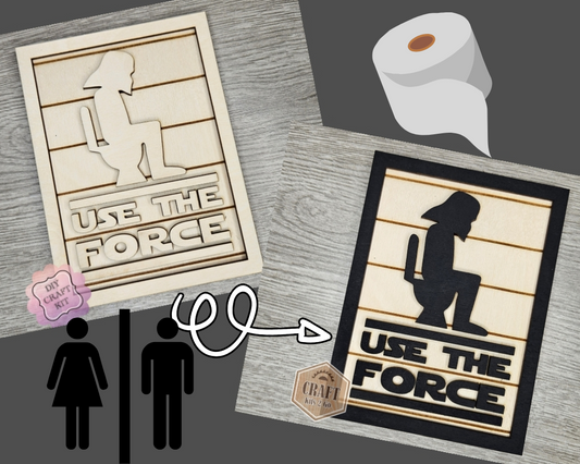 Funny Bathroom Sign | #3878