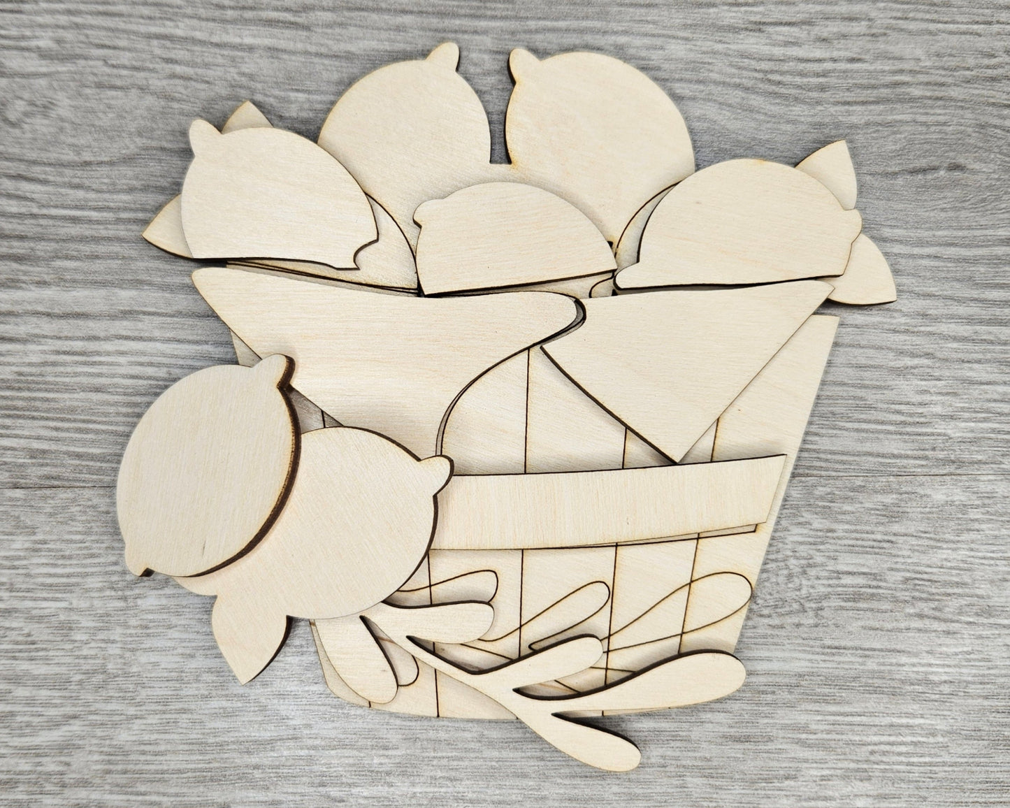 Lemon Basket Decor | #4273