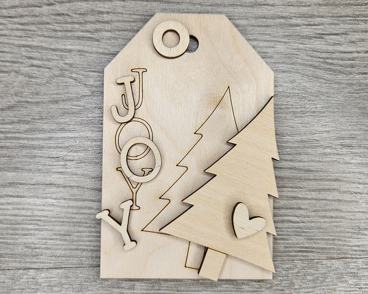 Joy Christmas Tree Tag | #4252