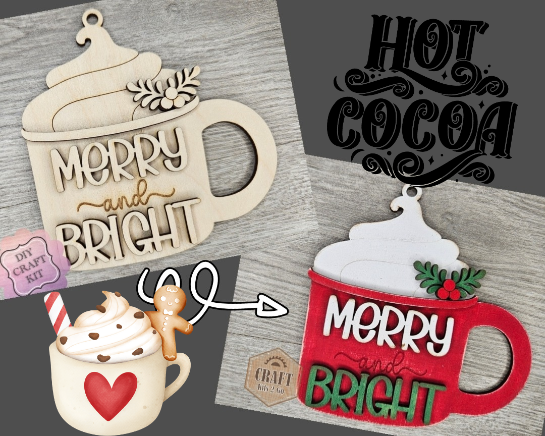 Merry & Bright Ornament | #4253