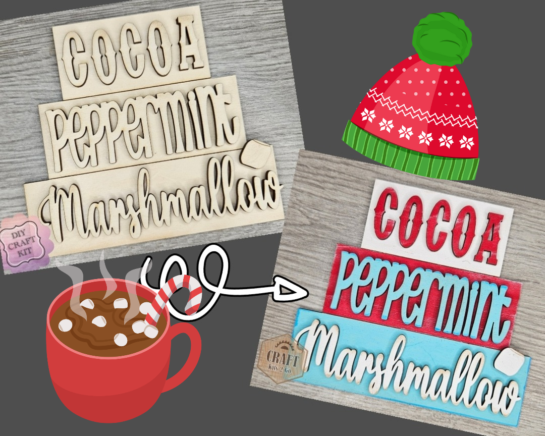 Hot Cocoa Word Stacker | #4426