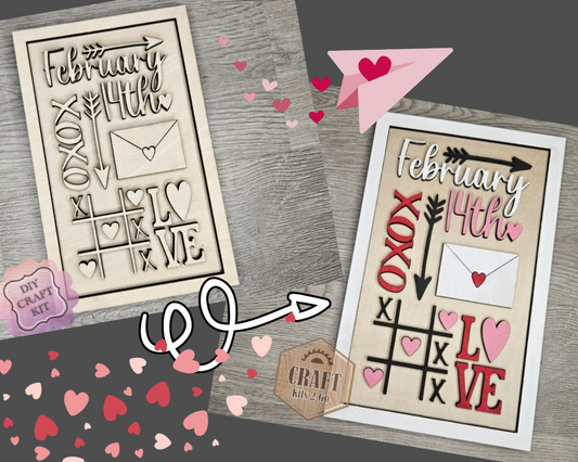 Valentine Collage Sign | #3954