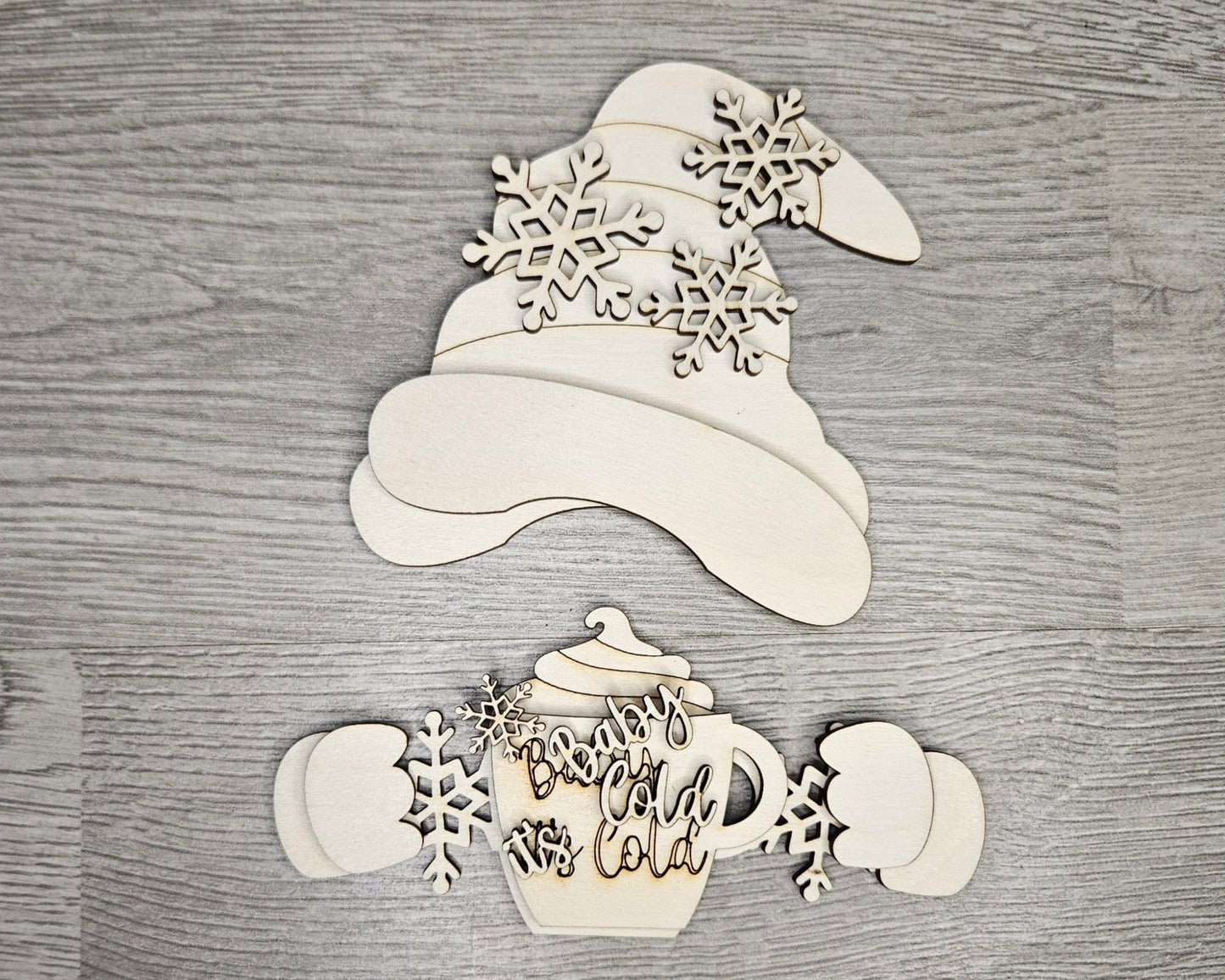 Interchangeable GIRL Gnome | WINTER TOPPER | #200002-10