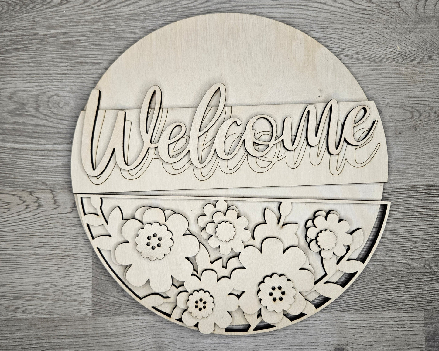 Daisy Welcome Sign | #4631