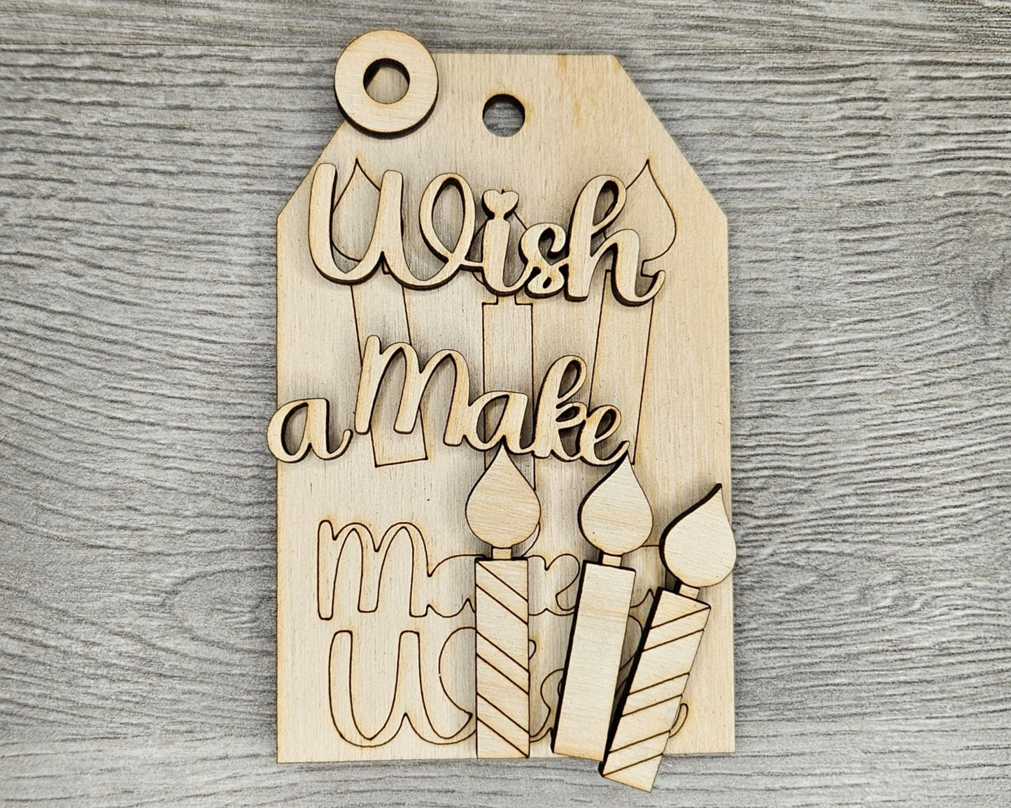 Make a Wish Birthday Tag | #4028