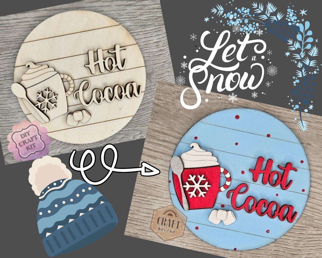 Hot Cocoa Sign | #3864