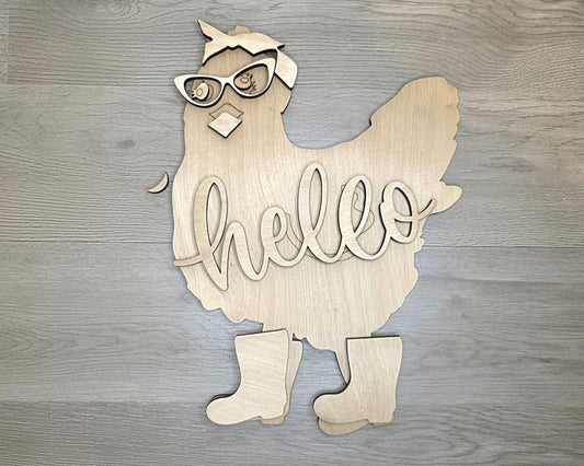 Sassy Southern Chicken Sign | #4753