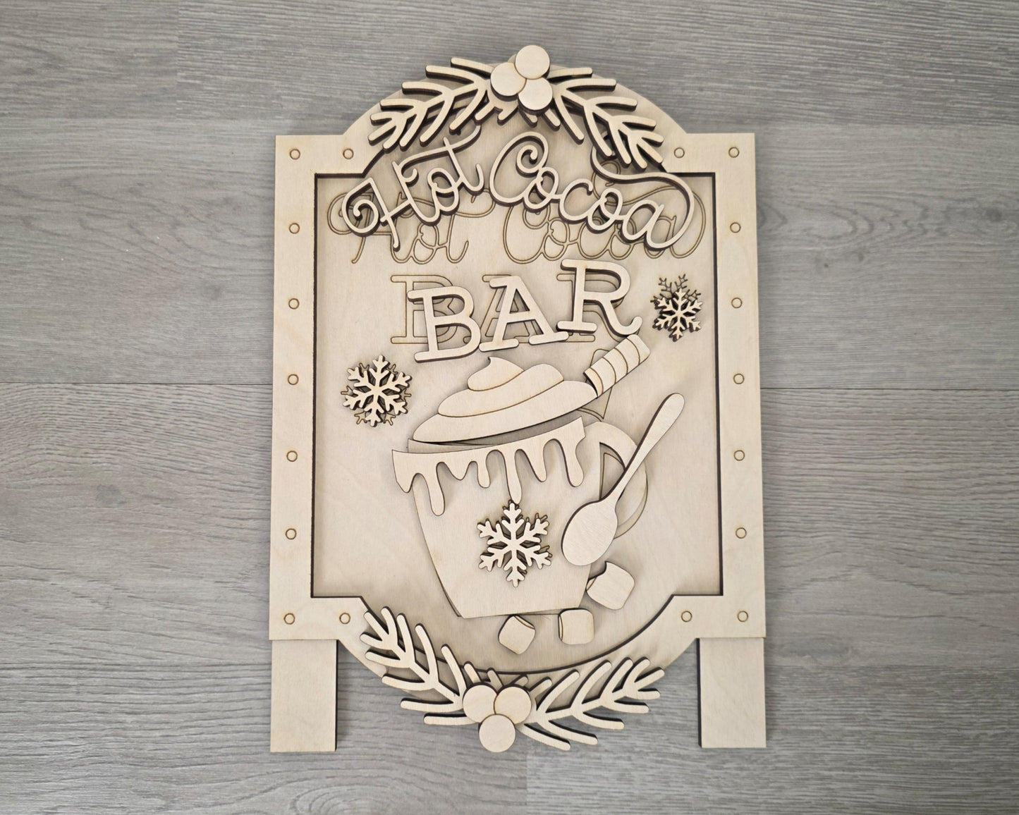 Hot Cocoa Bar Shelf Sitter | #5233