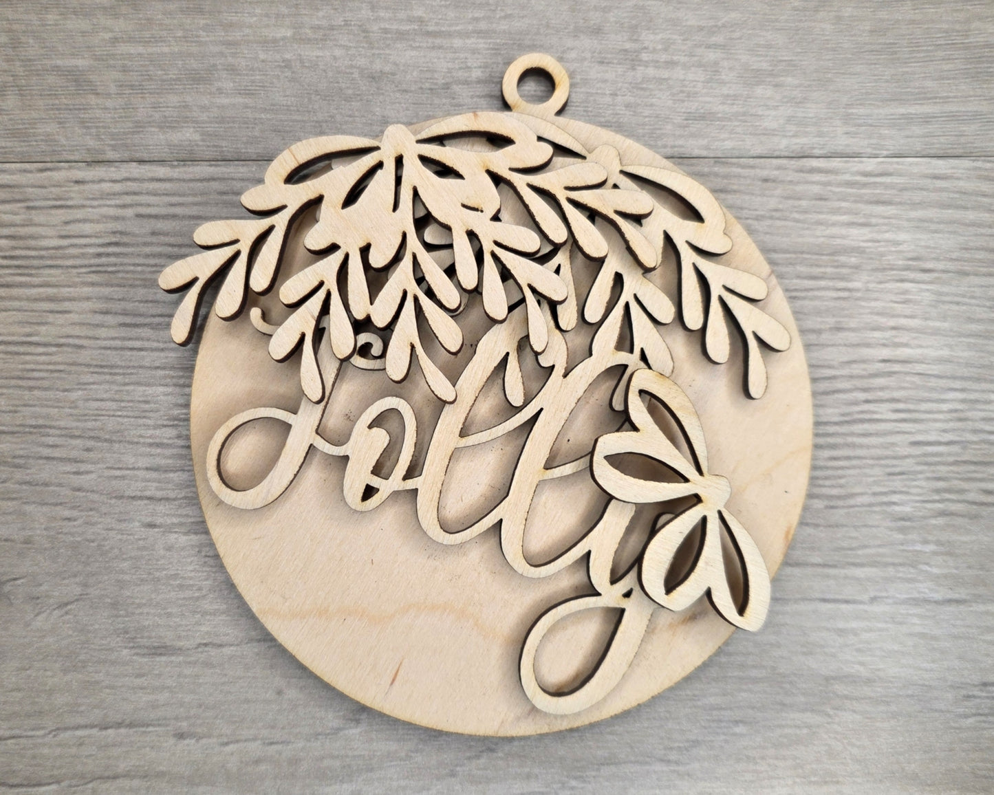 Jolly Mistletoe Ornament | #2668