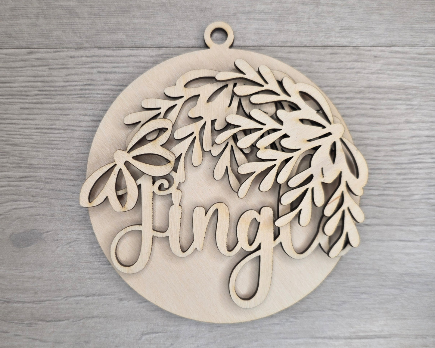 Jingle Mistletoe Ornament | #2626