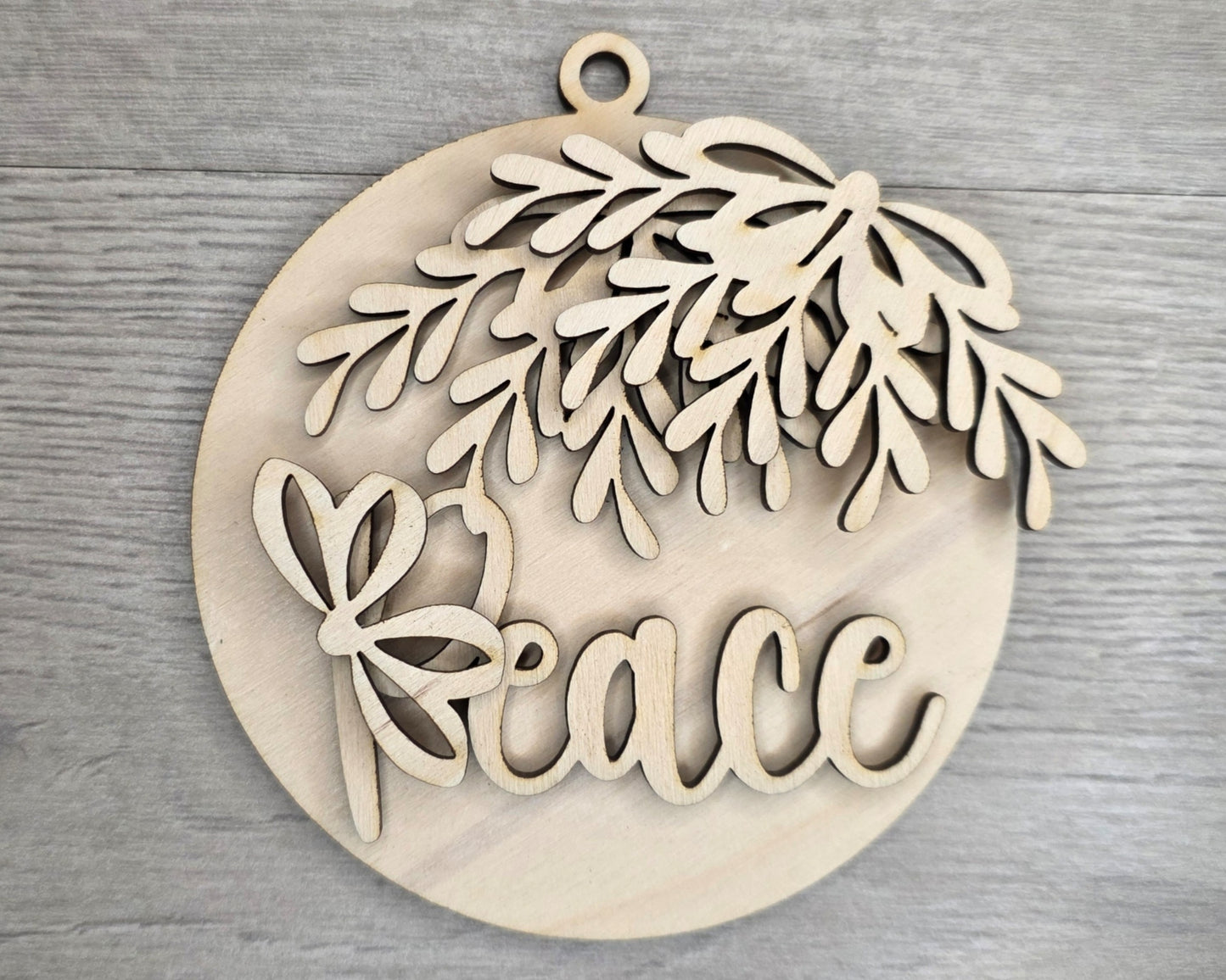 Peace Mistletoe Ornament | #2669