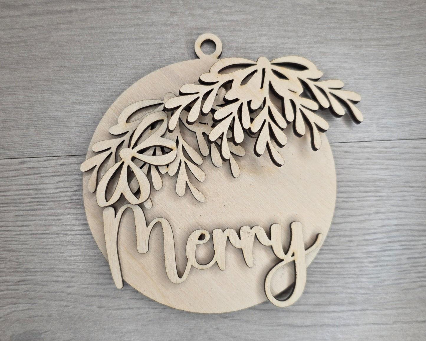 Merry Mistletoe Ornament | #2671