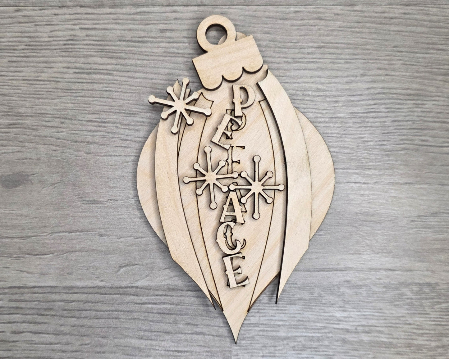 Peace Vintage Christmas Ornament  | #5331