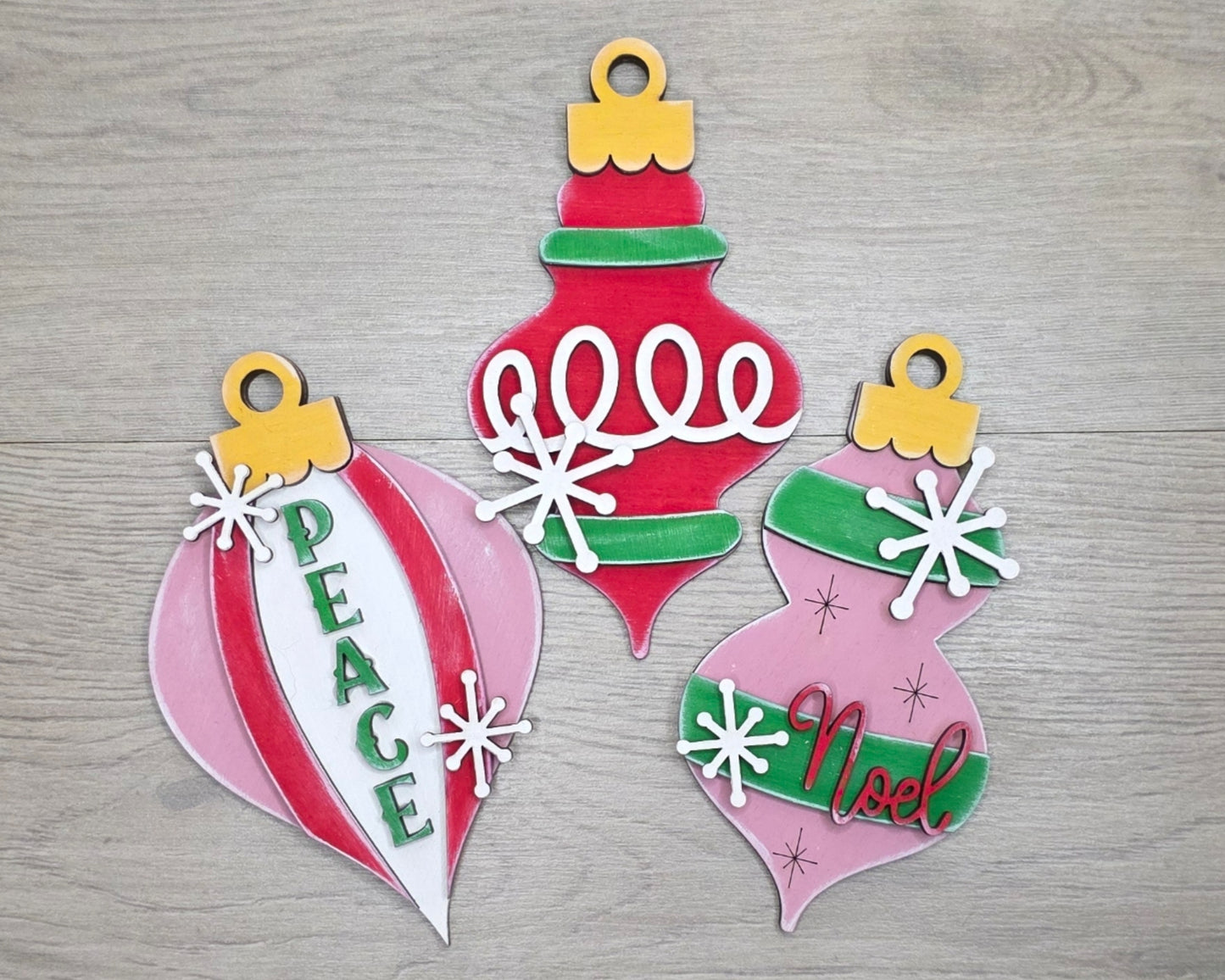 Peace Vintage Christmas Ornament  | #5331