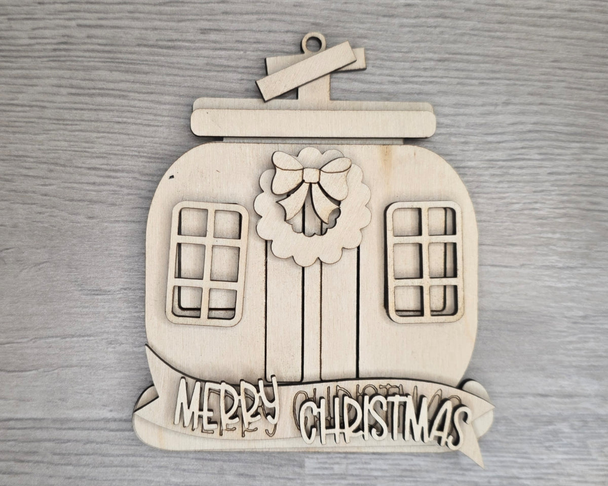 Mountain Gondola Ornament | #5357