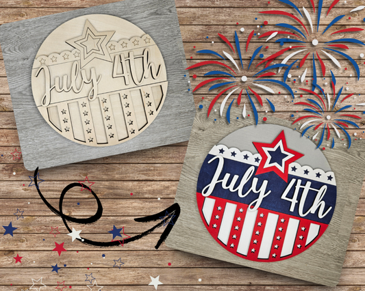4th of July Sign | #4227