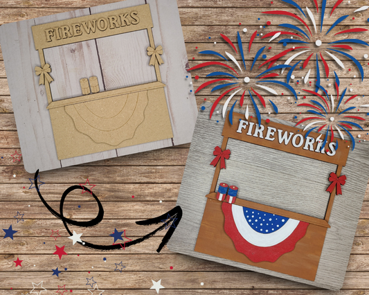 4th of July Firework Stand | #2640