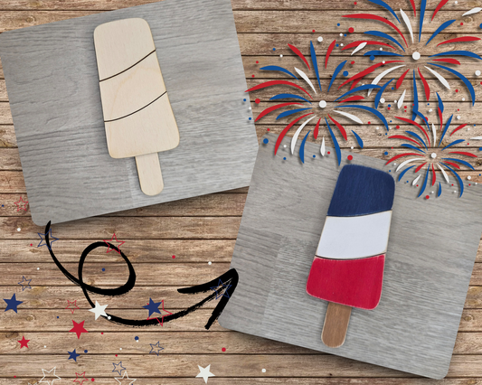 4th of July Popsicle | #2801