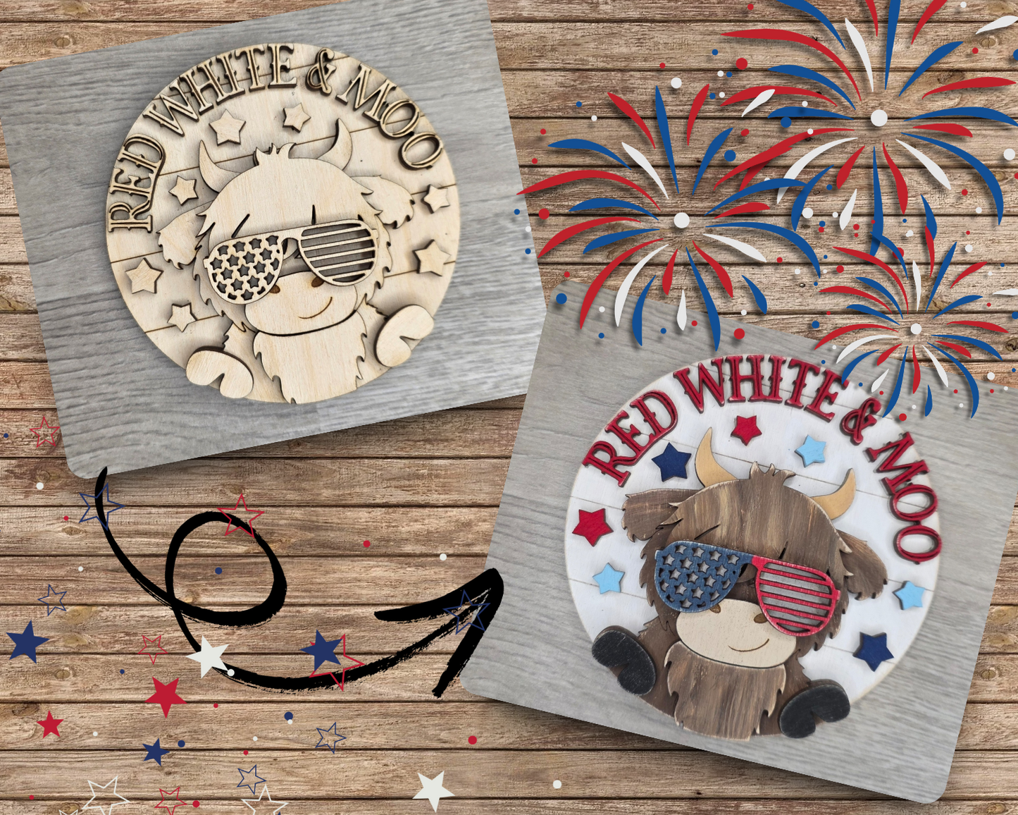 Red White & MOO | #2978