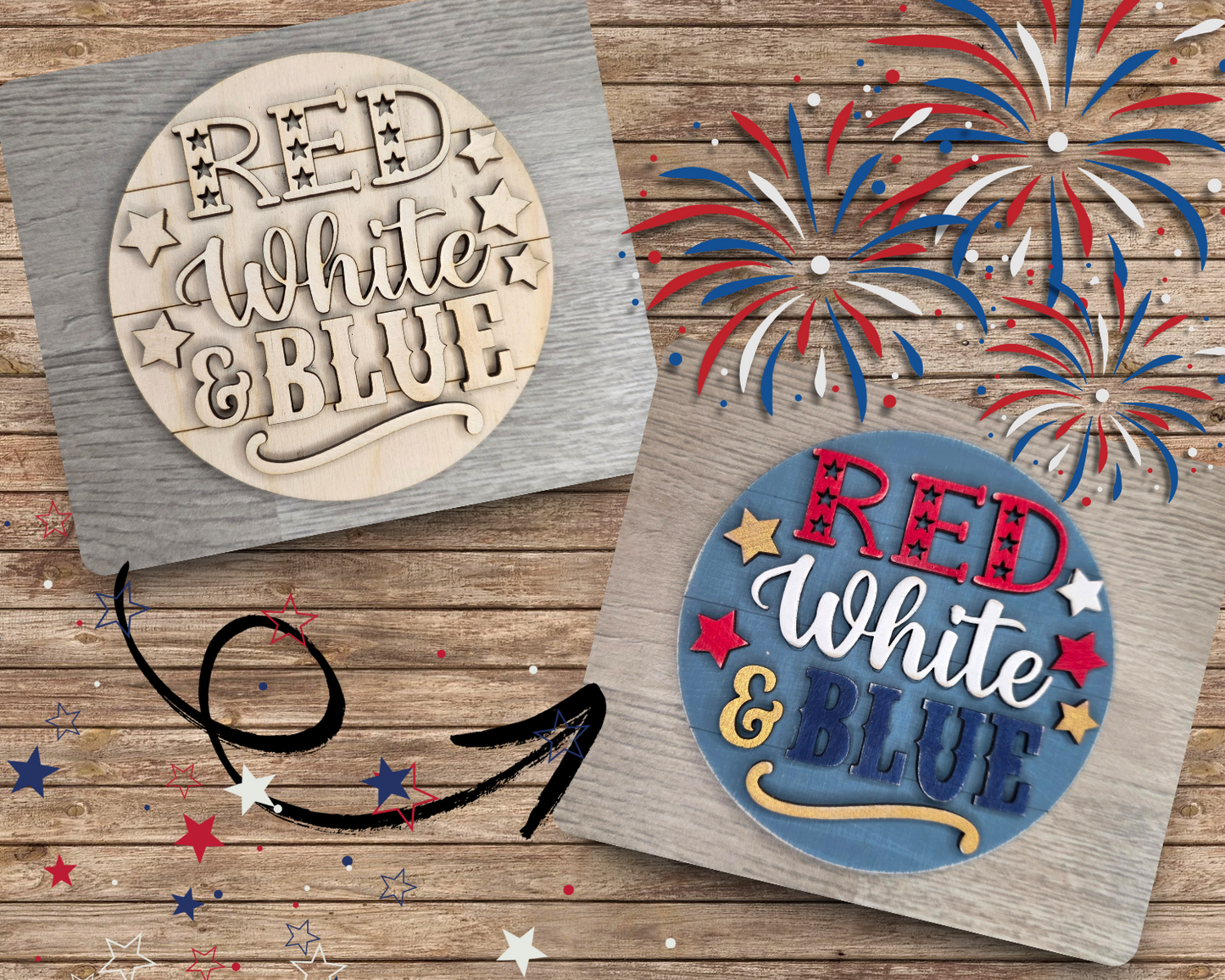 Red White & Blue | #2855