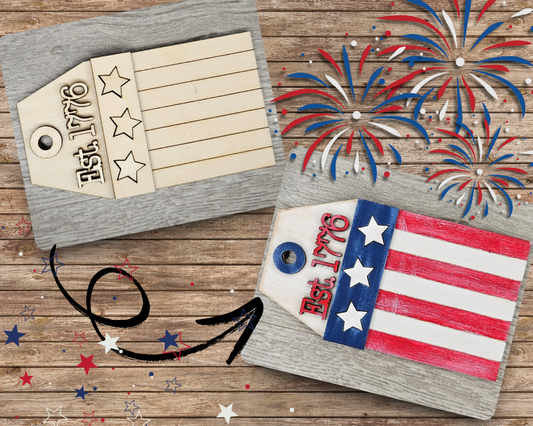 American Flag 1776 Tag | #3927